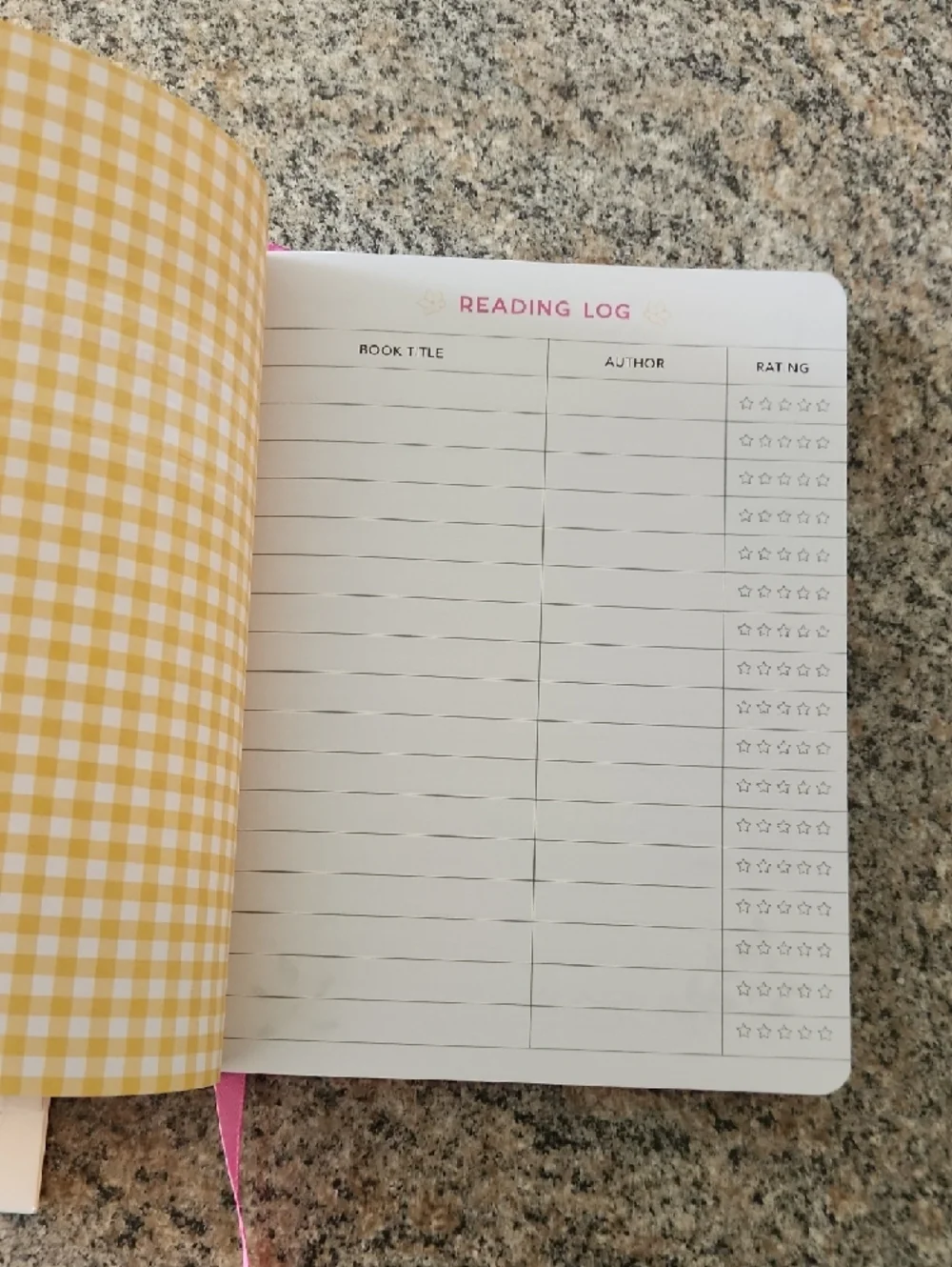 Draper James “Think Happy Thoughts” Guided  Reading Journal – Pink Hardcover‎